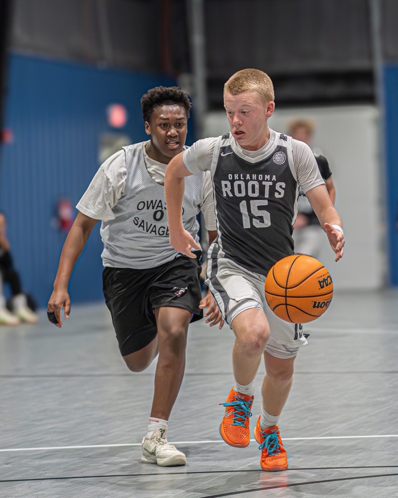 Fast break at a Collective showcase